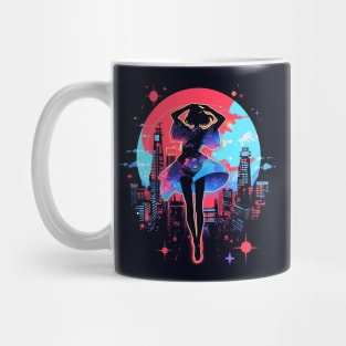 girl dancing night Mug